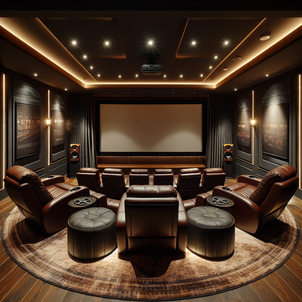 Creating a Perfect Lighting Ambiance for Home Theaters