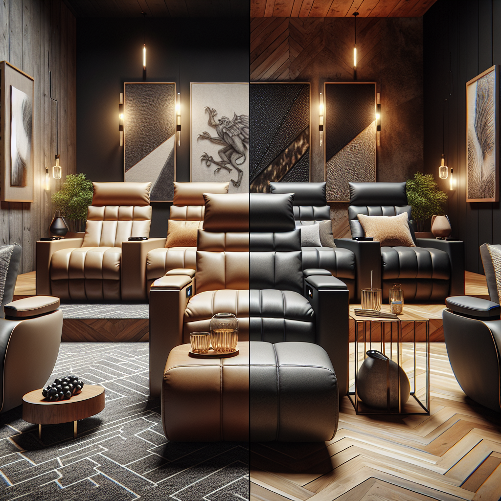 Home Theater Seating: Comfort vs Style
